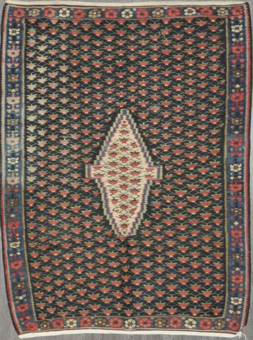 4.0x5.0 Persian Senneh kilim #87205