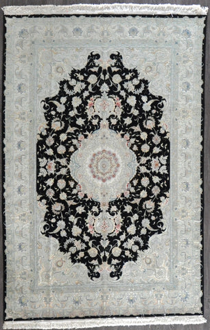 6.7x9.10 Persian  tabriz wool silk 50 Raj  #54389