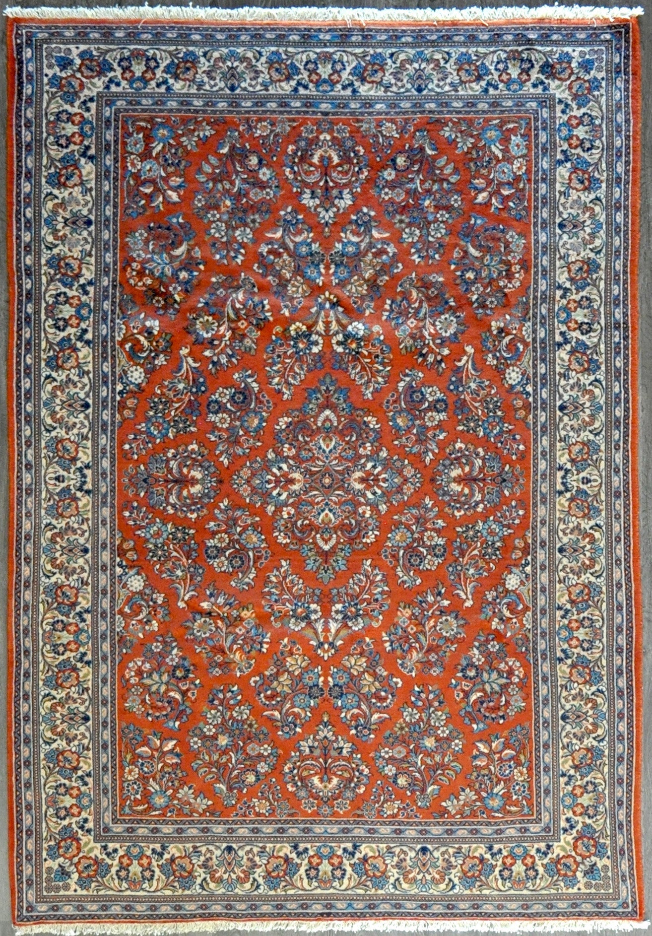 6.8x9.7 persian sarouk #91036