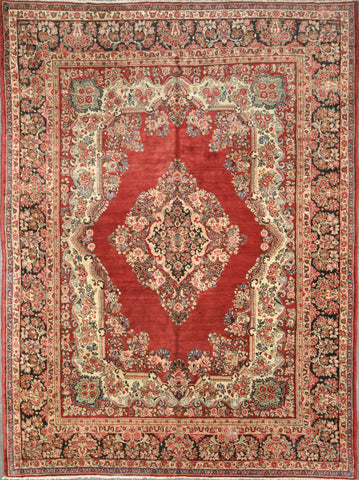 8.9x11.10 persian antique sarouk  #82642