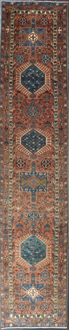 Rug Id: 47908 Antique Persian Heriz 3.0x14.1