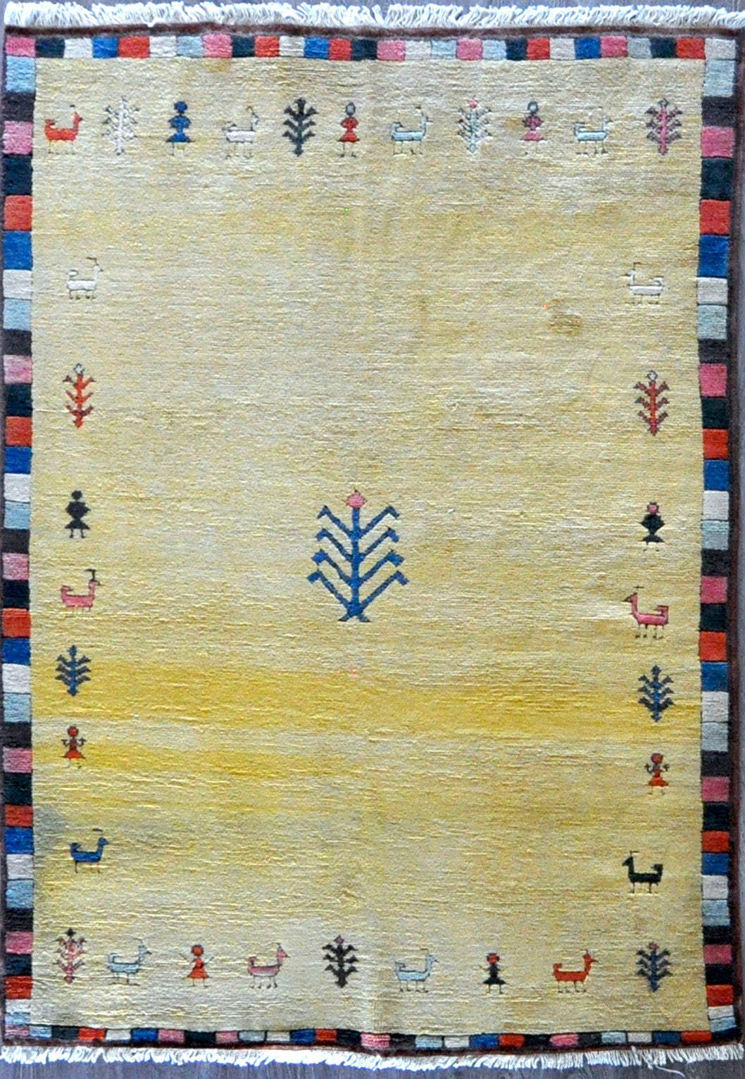 5.4x7.9 persian gabbeh #37419