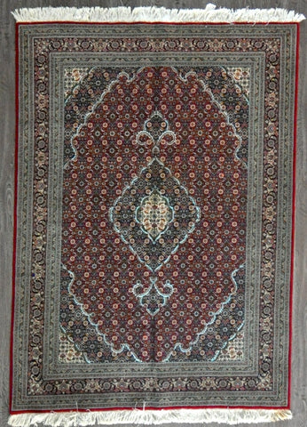 4.10x6.8 persian tabriz 60 Raj #18970 Sold