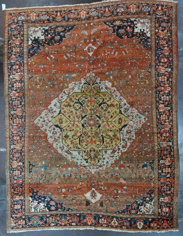 Rug #52139 Antique Persian Farahan Size: 11.6x8.9