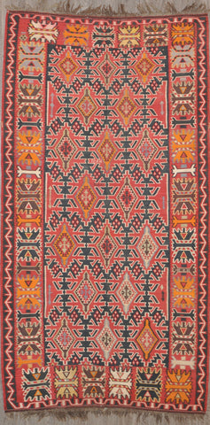 5.8x10.8 antique persian kilim  #34540