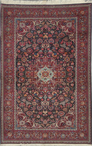 4.10x6.10 Persian antique kashan #52271
