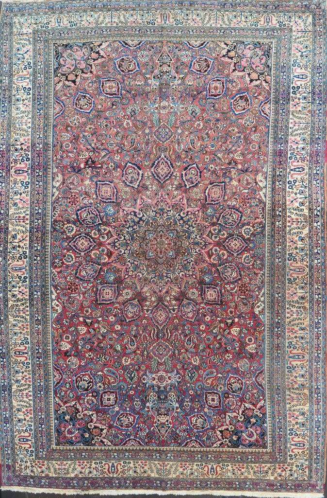 絨毯　mashad carpet マシャド Mashad ギャッベデザインラグ ベージュ | ラグマット