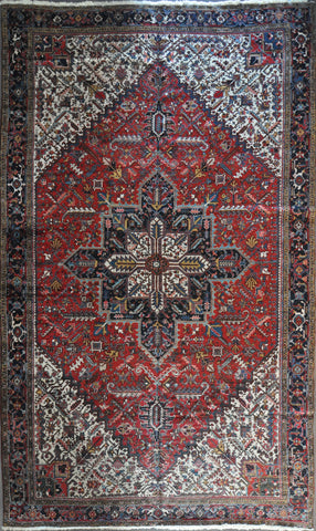 Rug Id: 3646 Antique  Persian Heriz 11.3x18.10