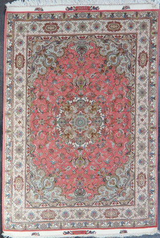 Rug Id: 89247 Persian Tabriz size 70 Raj 4.10x7.2