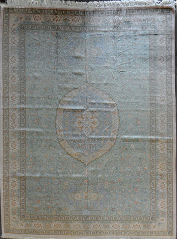 9.9x13.0 qum silk signed #45939