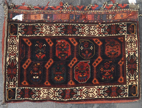 2.2x3.2 Antique afshar wool #18135