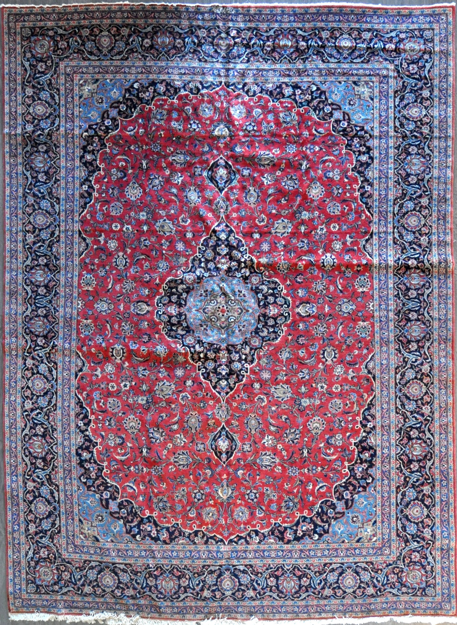 9.10x13.7 Persian kashan #80445