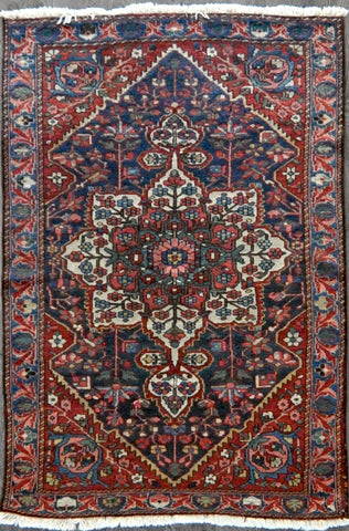 4.9x6.5 Persian antique bakhtiar #60323