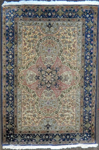 3.4x5 persian qum silk #56346