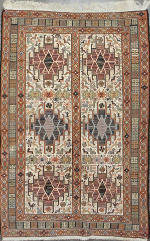 4.0x6.5 Persian kilim  #36033