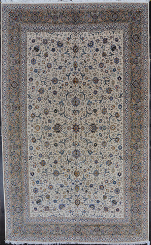Rug No:43872 Persian kashan 10.6x17.3