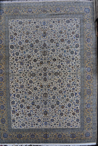 Rug No:91865 persian kashan 13.5x18.5