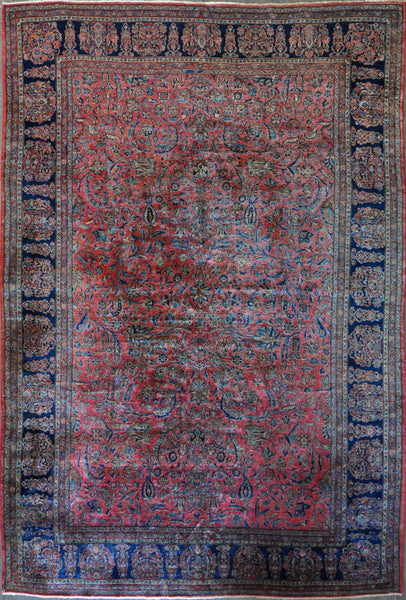 2.5x4.2 antique turkman wool #84079 – Amir Rug Gallery