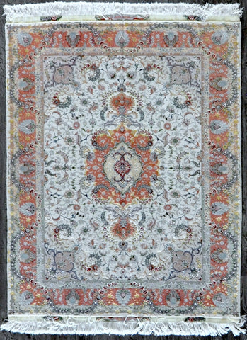 5.2x6.7 persian tabriz 70 Raj #63633