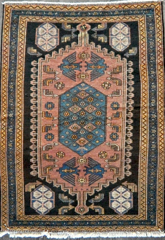 3.7x5.5 Persian antique malayer #15014