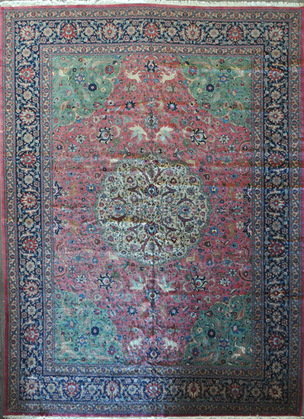 2.5x4.2 antique turkman wool #84079 – Amir Rug Gallery