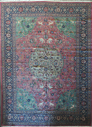 12.6x17.6 antique tabriz Emad 50Raj #46983