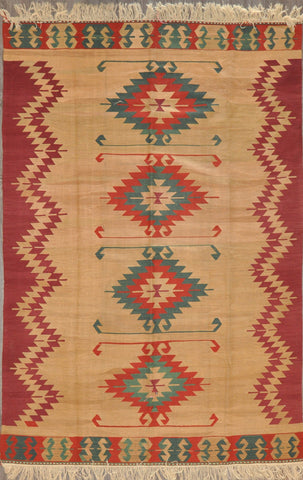 6.5x9.9 turkish kilim #23404