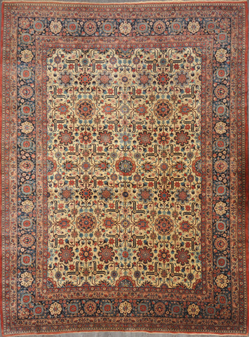 10.1x13.3 antique tabriz haidarzadeh #44413