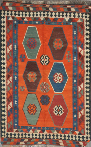 4.8x7.2 Antique Shiraz kilim #82152