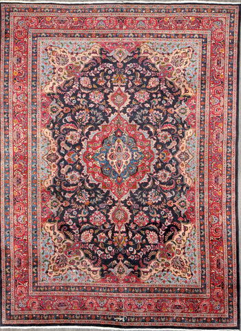 8.1x11.3 persian kashmar medallion  #75598