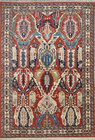 8.2x11.4 antique kazak #87692