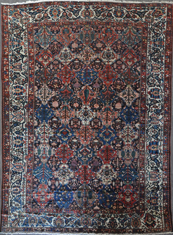 11.6x16.0 antique persian bakhtiari #89195