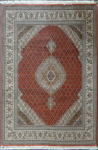 6.6x9.9 persian tabriz 40 Raj #35912