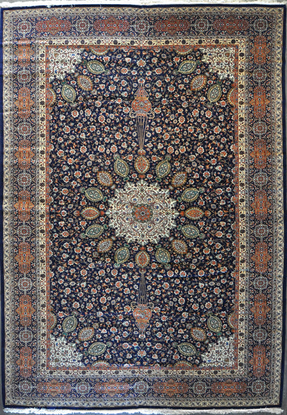 2.5x4.2 antique turkman wool #84079 – Amir Rug Gallery