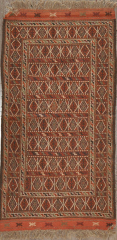 3.4x6.6 afgan kilim #65148