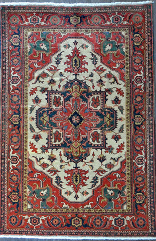 6.5x9.8 persian heriz #85724 Sold