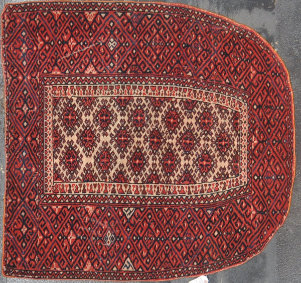 2.5x4.2 antique turkman wool #84079 – Amir Rug Gallery