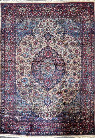 9.6x13.4 antique persian kerman #70952