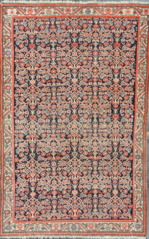 22752 Antique Malayer 4.4x6.9