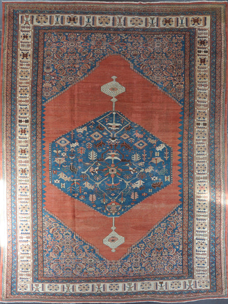 2.5x4.0 persian bijar #66450 – Amir Rug Gallery