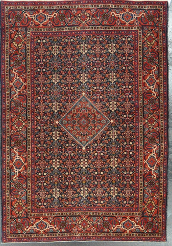 4.5x6.5 persian farahan wool antique #86287 SOLD