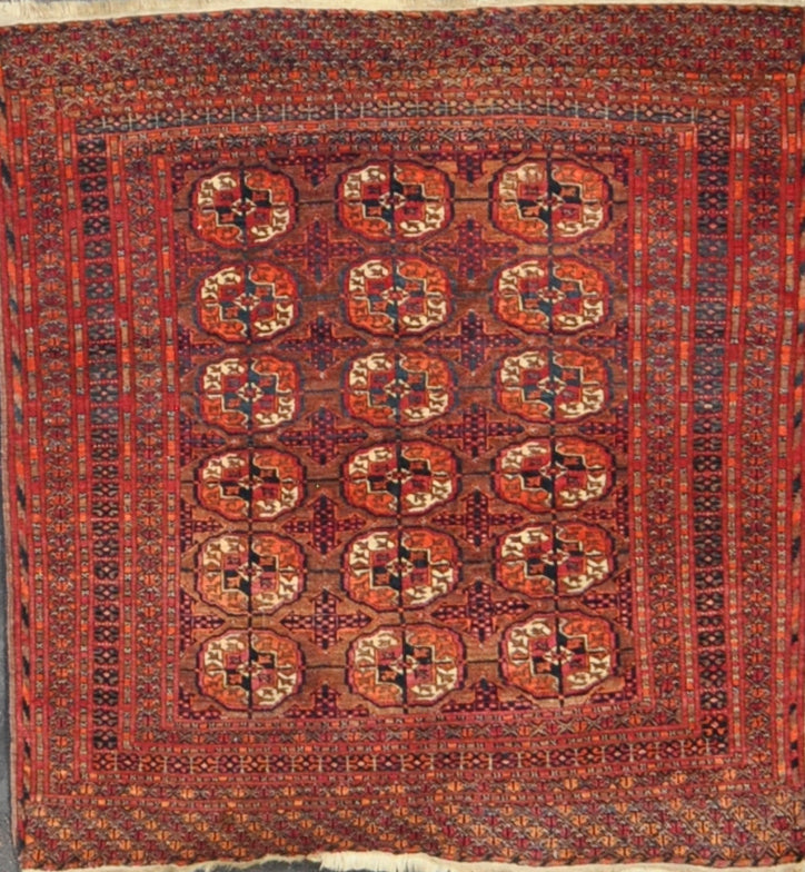 Rug Id: 2949 Antique Turkman 3.3x3.6
