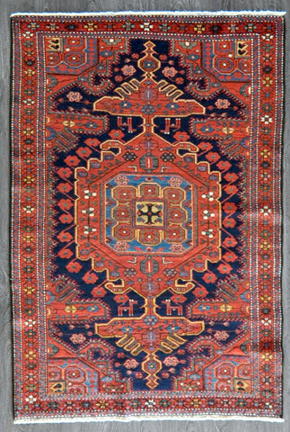 4.3x6.0 Persian antique hamedan #71531