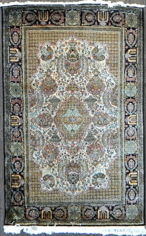 3.5x5.3 persian qum silk #30220