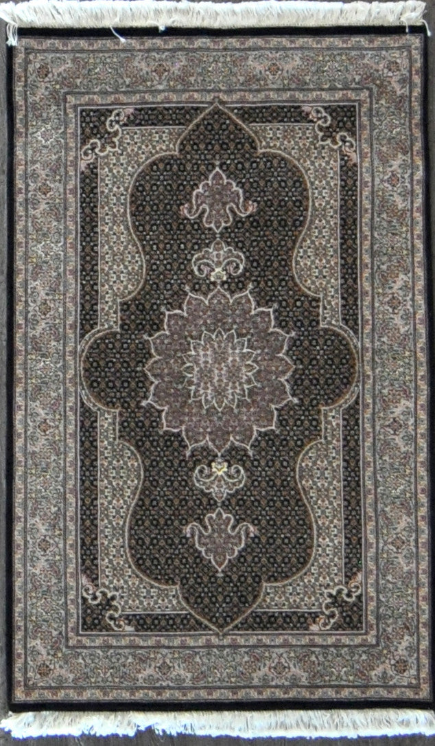 3.3x5.3 persian tabriz wool & silk #75958