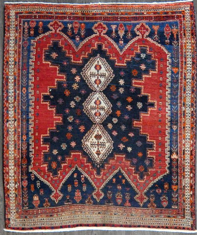 5.3x6.3 antique sirjan #27818 Sold