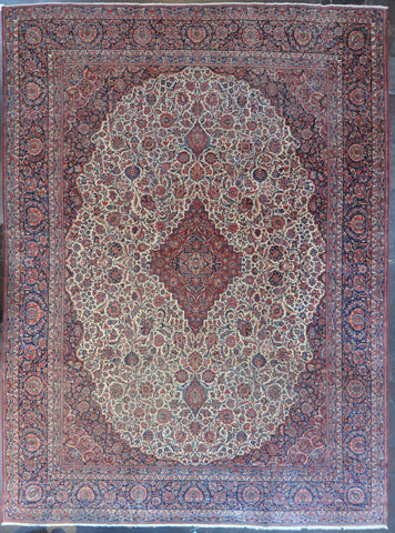 11.0x15.0 antique kashan dabir #12093