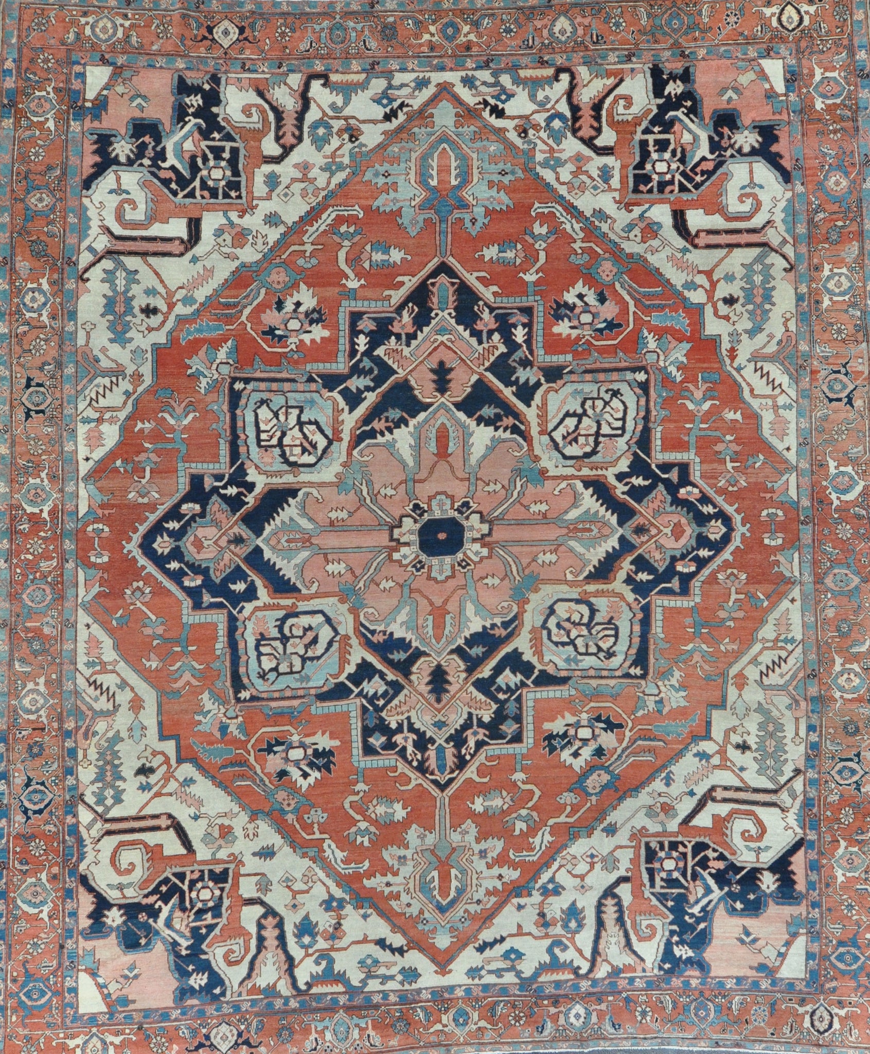 11x13 antique persian sSerapi Circa: 1880's #91665 Sold