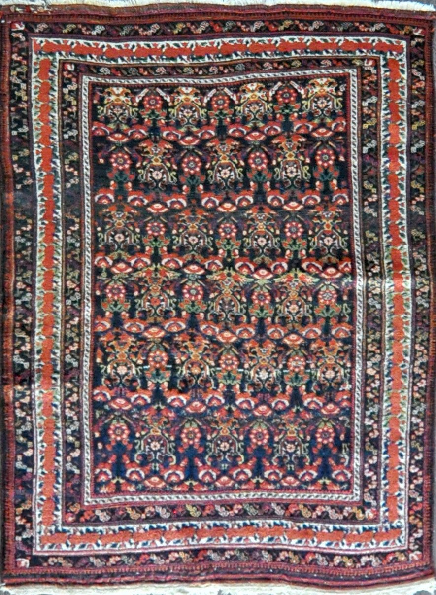 4.4x5.10 Persian antique afshar #83505