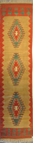 2.6x10.1 Turkish Kilim #41803